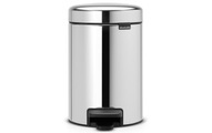 BRABANTIA - Treteimer NEWICON - silber - Metall - 17cm/17cm