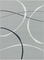 White Label - Design-Velourteppich - 80 x 150 cm - Hellgrau