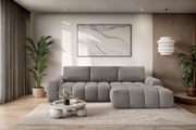 INOSIGN, INOSIGN Ecksofa »AZITA klein optionale Schlafsofa mit Bettkasten, B/T/H: 270/166,5/84cm«, L-Form mit Wellenunterfederung, Bubble-Optik