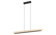 XXXLutz LED-HÄNGELEUCHTE 110/6/110 cm , 99293* Camacho , Braun, Schwarz, weiss , Holz, Metall, Kunststoff , Eiche , massiv , 6x110x110 cm , matt,matt,matt,Echtholz , 003348189501
