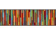 wash+dry, wash+dry Fussmatte Schuhgrösse Mikado Stripes 35 cm x 120 cm, Bunt