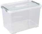 Curver 240682 Kunststoffbox HANDY geschlossen, stapelbar (B x H x T) 400 x 390 x 600 mm Transparent 3 St.