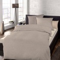 Schlafgut, Schlafgut Bettwäsche »Mako-Satin«, (3 tlg.), Bettwäsche in Mako Satin Qualität, Satin mit seidigem Glanz