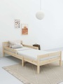 Home affaire Kinderbett »Wenke, Bett, Massivholzbett (90x200 cm)«, aus massiver Kiefer, inklusive Lattenrost, Liegefläche ausziehbar