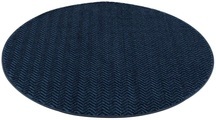 Carpet City Teppich »Fancy«, rund, 12 mm Höhe, Kurzflor, Einfarbig, 3D-Optik, Wohnzimmer