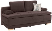 Home affaire Schlafsofa »Berlin by night«, mit Boxspringfederung, incl. loser Kissen und Bettkasten
