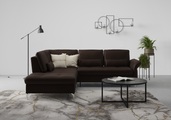 INOSIGN Ecksofa »Palm Beach«, Federkern, mit Sitztiefenverstellung, wahlweise mit Bettfunktion, Bettkasten und Armteilverstellung