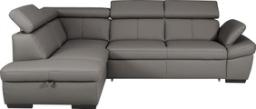 exxpo - sofa fashion Ecksofa, inklusive Kopfteil- und Armteilverstellung, wahlweise mit Bettfunktion und Bettkasten