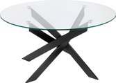LEONIQUE, Leonique Couchtisch »Luzie«, in modernem Design, Glastisch