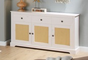 Home affaire Sideboard »Linda«, aus schönem massiven Kiefernholz, mit edlen Metallgriffen