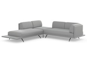 machalke® Ecksofa »benito«, mit bezogenem Sockel