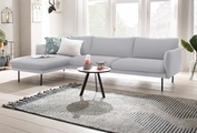 andas Ecksofa »Mavis«, mit Chaiselonge, mit losen Sitz- und Rückenkissen, skandinavischer Stil