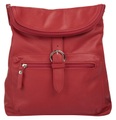 forty° Cityrucksack, echt Leder, Made in Italy