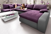 TRENDMANUFAKTUR Wohnlandschaft, wahlweise mit Bettfunktion