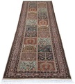 morgenland Seidenteppich »Seiden - Kaschmir Seide - 302 x 74 cm - mehrfarbig«, rechteckig, 4 mm Höhe, Wohnzimmer, Handgeknüpft, Einzelstück mit Zertifikat