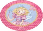 Kinderteppich, »LI-110«, Prinzessin Lillifee, rund, Höhe 6 mm, gedruckt