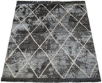 Paco Home Teppich »Kelim 315«, rechteckig, 19 mm Höhe, Scandi Design, Rauten Muster, mit Fransen, ideal im Wohnzimmer & Schlafzimmer