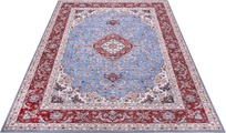 NOURISTAN Designteppich »Medaillon Ava«, rechteckig, 7 mm Höhe, Klassischer Teppich, Orient Optik, Vintage Design, Gekettelt, Wohnzimmer, Schlafzimmer, Robust, Pflegeleicht