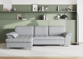 DOMO collection Ecksofa »Franzi«, wahlweise mit Bettfunktion, Bettkasten und Kopfteilverstellung, frei im Raum stellbar