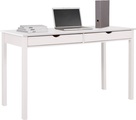 my home Schreibtisch »Gava«, aus massiven Kiefernholz, mit praktischen Griffmulden, in unterschiedlichen Farbvarianten, Breite 140 cm
