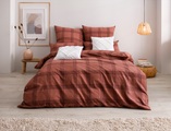GOODproduct Bettwäsche »Lennja«, (2 tlg.), Bettwäsche aus Bio-Baumwolle, nachhaltige Bettwäsche, Karo-Design