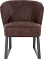 exxpo - sofa fashion Sessel, mit Keder und Metallfüssen, Bezug in verschiedenen Qualitäten, Frei im Raum stellbar