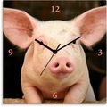 Artland Wanduhr »Vorwitziges Schwein«