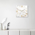 Leonique Wanduhr »Marmor«, lautlos, ohne Tickgeräusche, nicht tickend, geräuschlos - wählbar: Funkuhr o. Quarzuhr, moderne Uhr für Wohnzimmer, Küche etc. - Stil: modern