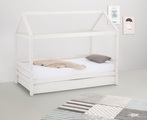 Lüttenhütt Kinderbett »Alpi«, aus massivem Kiefernholz, inklusive Bettschubkasten und Lattenrost, Liegefläche 90x200 cm, Hausbett