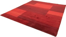 morgenland Wollteppich »Nepal Teppich handgeknüpft rot«, rechteckig, 18 mm Höhe