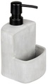 Wenko, WENKO Spülmittelspender »Festival Beton«, 380 ml, inkl. Ablagefach