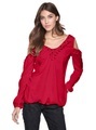 Creation L Bluse mit zierperlenverzierter Spitze