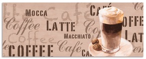Artland Küchenrückwand »Kaffee - Latte Macchiato«