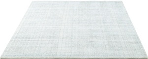 Sansibar Teppich »Tinnum Uni meliert«, rechteckig, meliert, 60% Wolle, handgearbeitet in aufwendiger Handloom-Technik