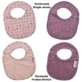 WOERNER, WÖRNER SÜDFROTTIER Druckknopflatz Lamas rosa 2er Set 22 x 29 cm