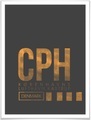 Wall-Art Poster »Wandbild CPH Flughafen Kopenhagen«, Flughafen, (1 St.), Poster, Wandbild, Bild, Wandposter