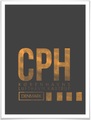 Wall-Art Poster »Wandbild CPH Flughafen Kopenhagen«, Flughafen, (1 St.), Poster, Wandbild, Bild, Wandposter