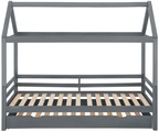 LÜTTENHÜTT, Lüttenhütt Kinderbett »Alpi«, aus massivem Kiefernholz, inklusive Bettschubkasten und Lattenrost, Liegefläche 90x200 cm, Hausbett