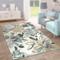 Paco Home Teppich »Kosy 515«, rechteckig, 14 mm Höhe, Kurzflor, buntes Blumen Design, ideal im Wohnzimmer & Schlafzimmer