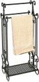 HOME AFFAIRE, Home affaire Handtuchhalter »Antik«, schwarz, mit 3 Stangen