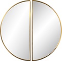 Spiegelprofi GmbH Wandspiegel »ELLA halbkreis«, (2 St.), 30x60 cm, 2-er Set