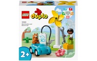 LEGO, 10985 DUPLO Windrad und Elektroauto, Konstruktionsspielzeug