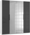 Fresh To Go Kleiderschrank »Level«, mit Glas- und Spiegeltüren