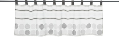 decolife Scheibengardine »Malie«, (1 St.), HxB: 45x140, Scheibengardine mit Webstruktur