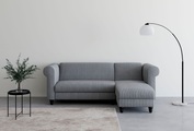 Dorel Home Ecksofa »Felix II Schlafsofa 241cm (Liegefl. 108/195 cm), Recamiere tauschbar,«, verstellb. Rückenlehne, Sitzhöhe 46 cm, Cord
