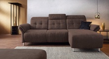 Places of Style Ecksofa »Manhattan«, 2 Sitze mit elektrischer Relaxfunktion, verstellbare Armlehnen