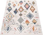 Paco Home Teppich »Harnuba 763«, rechteckig, 9 mm Höhe, Kurzflor, modernes Design, Motiv Rauten, Wohnzimmer