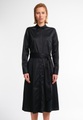 LANGARM BLUSENKLEID 1863 BY ETERNA - PREMIUM SATINGEWEBE SCHWARZ