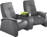 exxpo - sofa fashion 2-Sitzer, mit Relaxfunktion, integrierter Tischablage und Stauraumfach