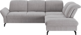sit&more Ecksofa »Leandro L-Form«, Wahlweise mit Bett-, Kopfteil - und Armlehnfunktion, sowie Stauraum